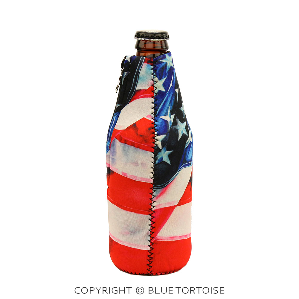 American Flag Bottle Drink Sleeve/Cooler - Image 3