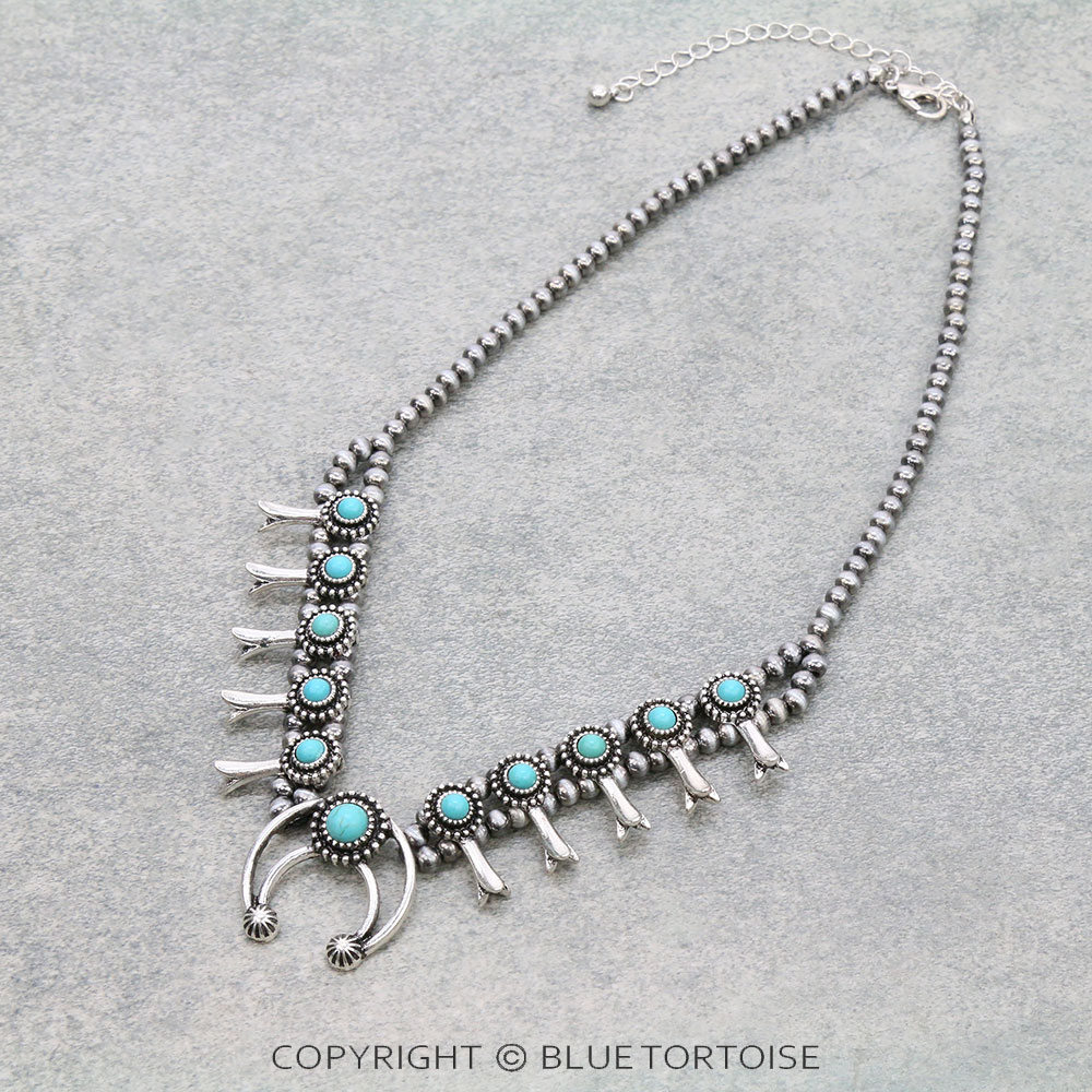 Western Squash Blossom Necklace