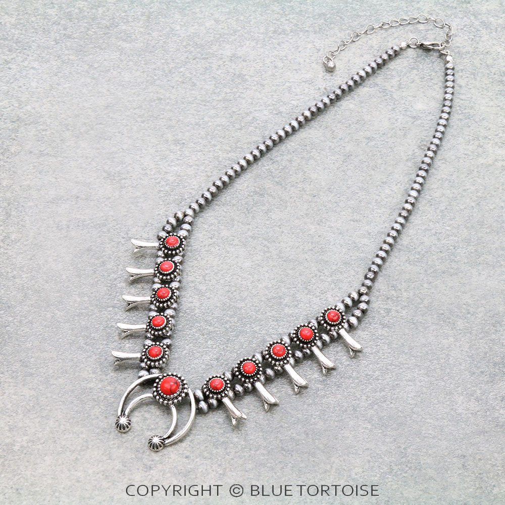 Western Squash Blossom Necklace