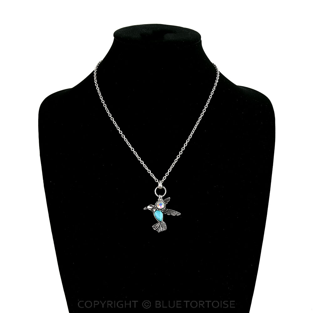 Western Hummingbird Stone Necklace - Image 2