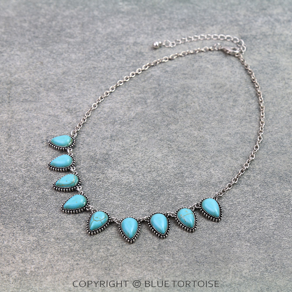 Western Semi Stone Necklace