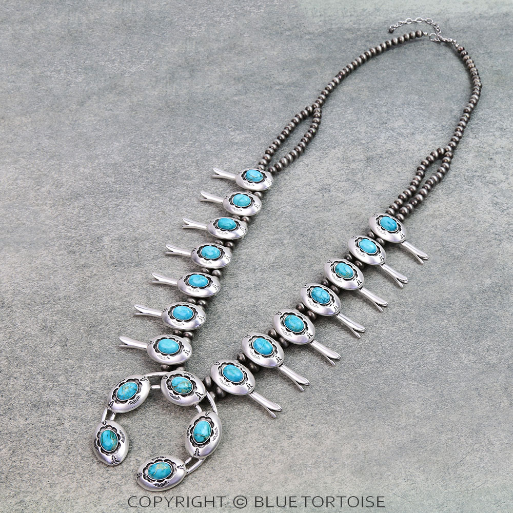 Superior Western Squash Blossom Necklace