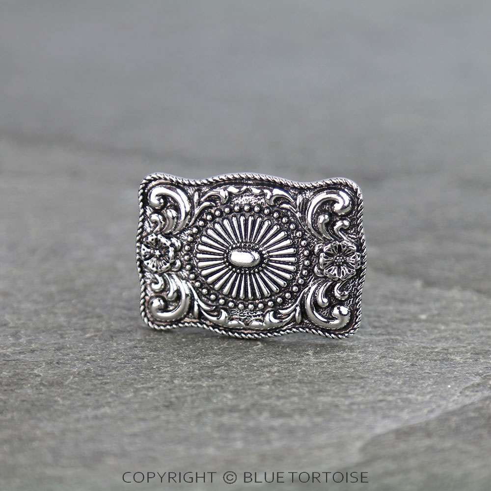 Western Concho Bandana Ring