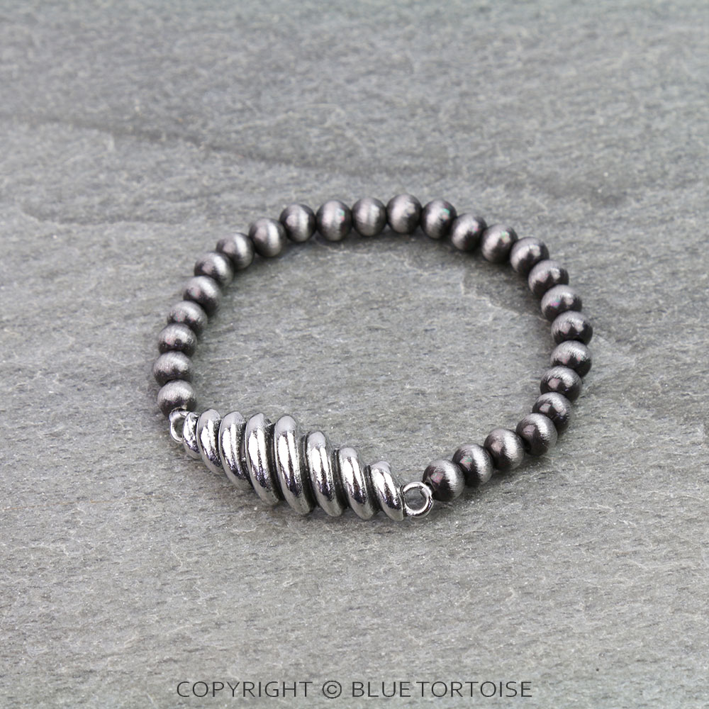 Western Style Bar Stretch Bracelet
