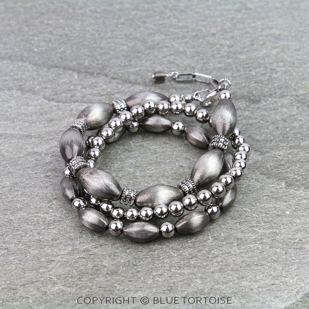 Western Navajo Style Pearl Stackable Bracelet