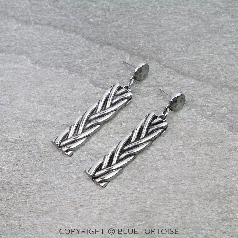 Western Style Bar Stud Earrings