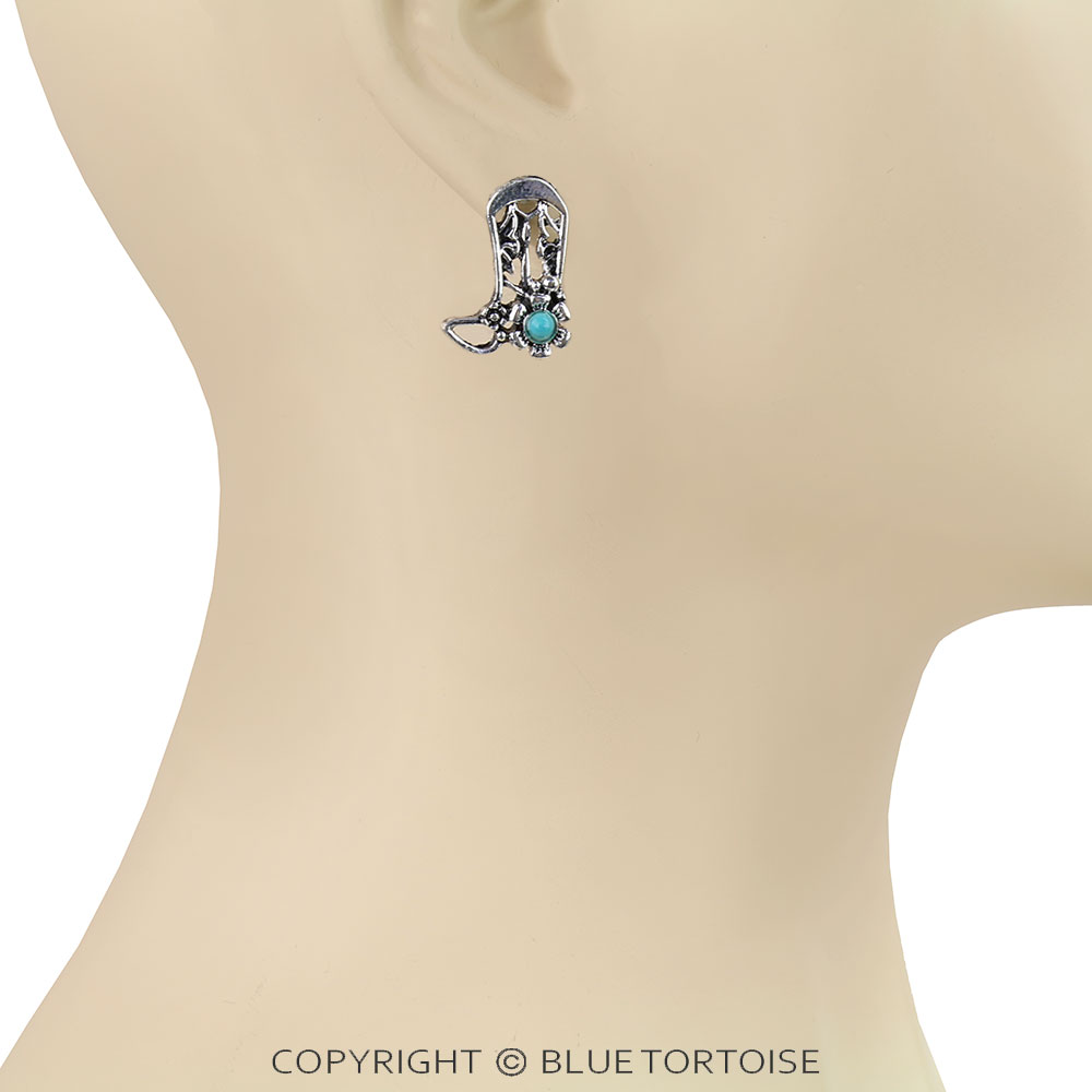 6 Pair Western Gamble Theme Stud Earring Set - Image 3