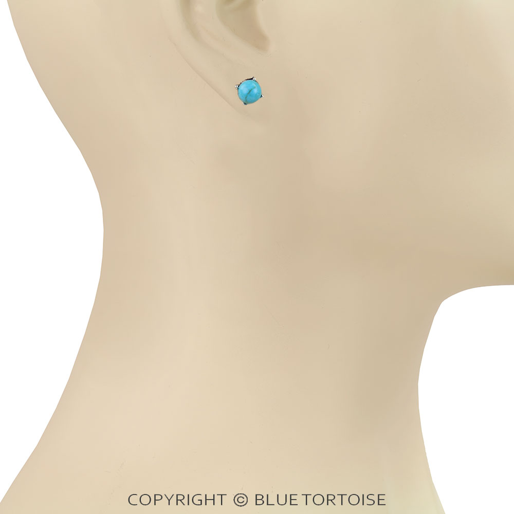 6 Pair Western Style Stud Earring Set - Image 3