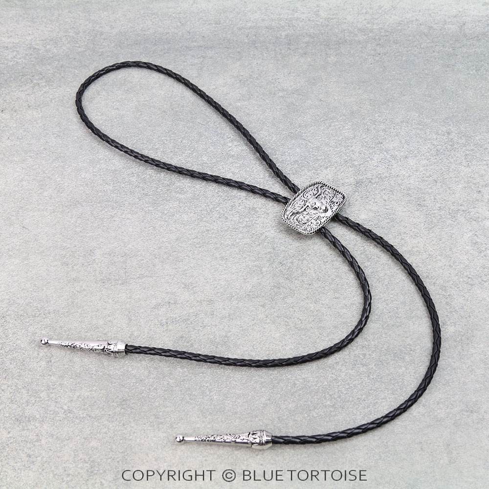 Western Steer Cow Bolo Necklace