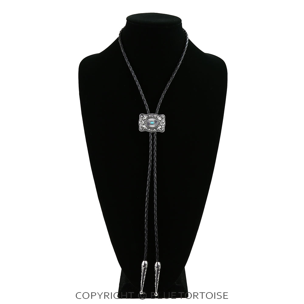 Western Concho Bolo Necklace - Image 2