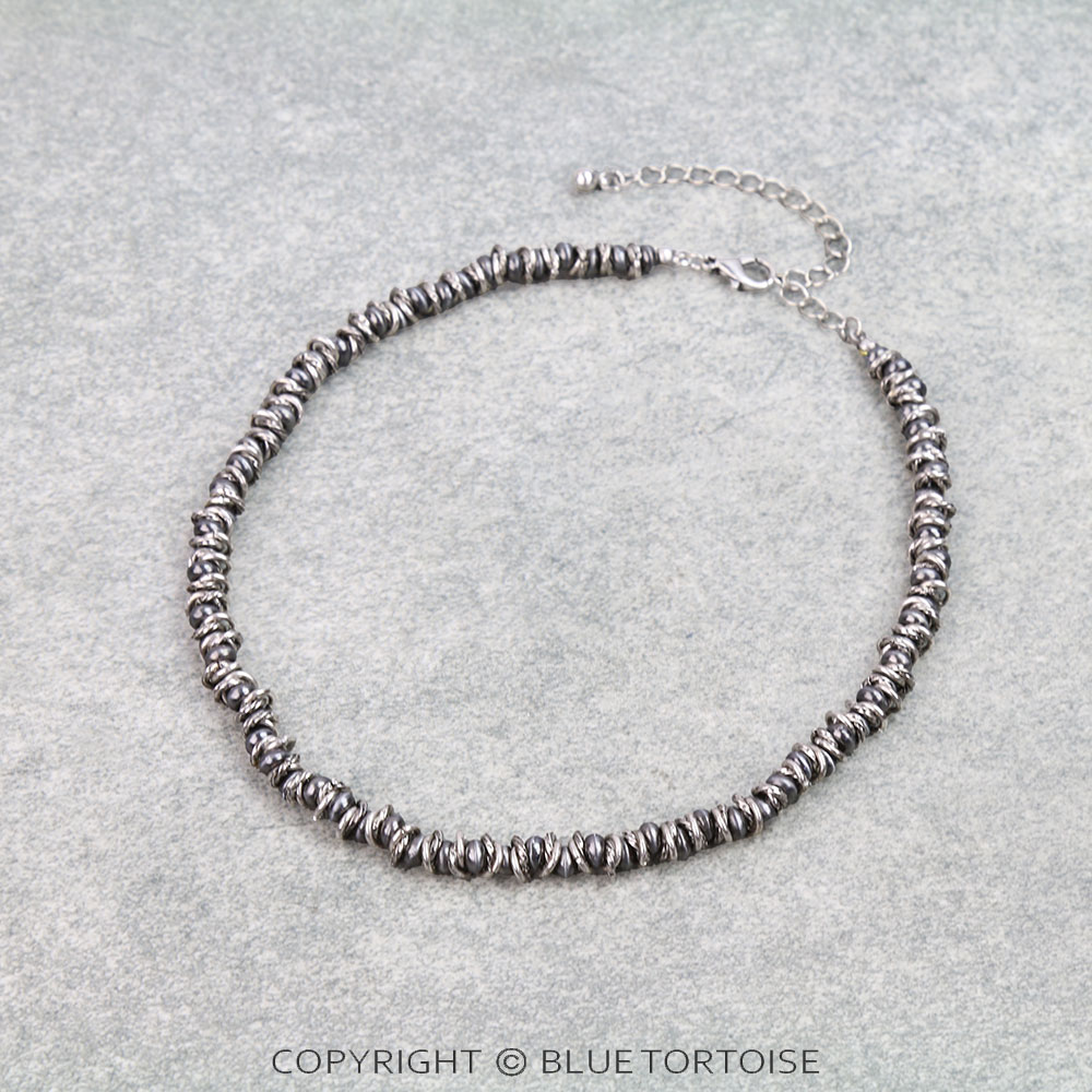 Mixed Beaded with Pearl Necklace