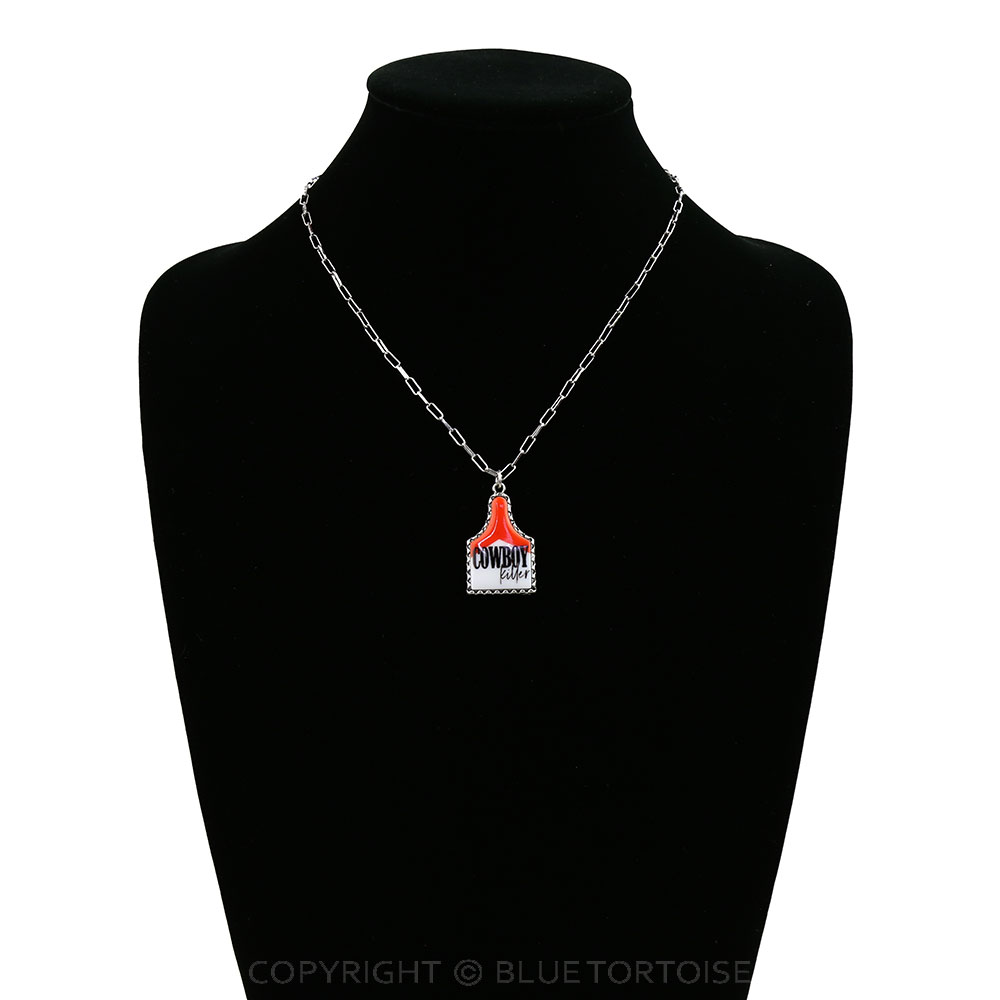 Western Cowboy Killer Ear Tag Necklace - Image 2