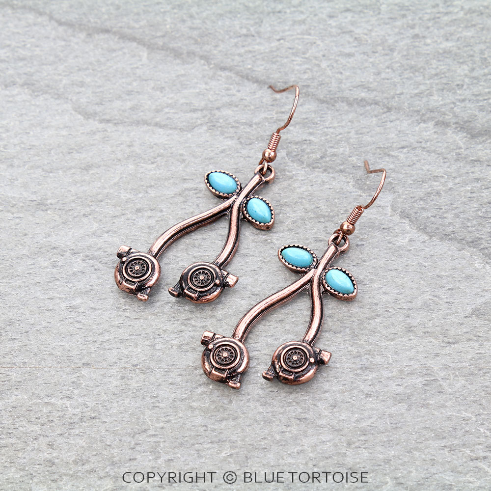 Turbo Charger Cherry Dangle Earrings
