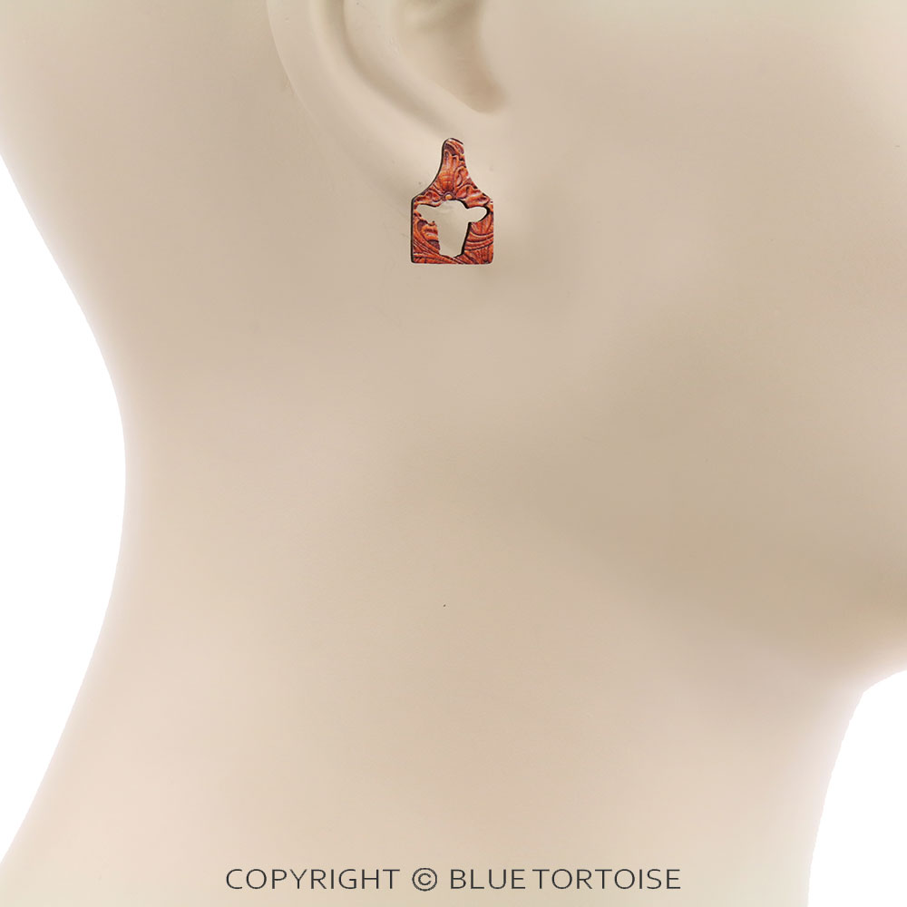 3 Pair Western Wooden Earring Set - Image 3