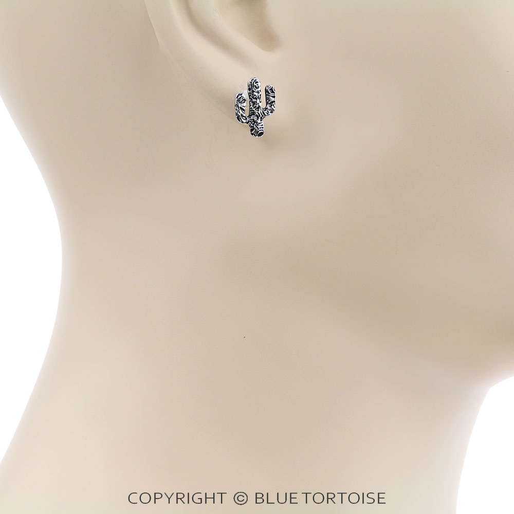 3 Pair Western Cactus Earring Set - Image 2