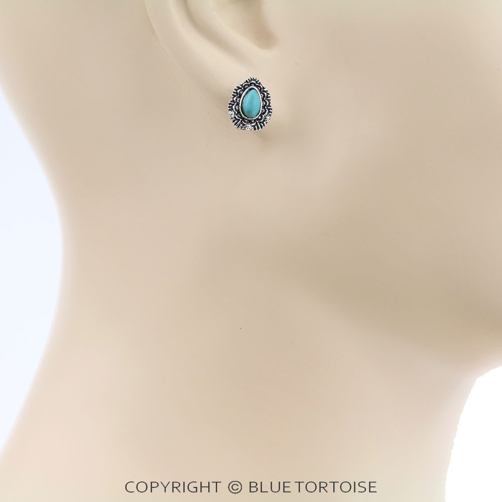 3 Pair Western Cactus Earring Set - Image 3