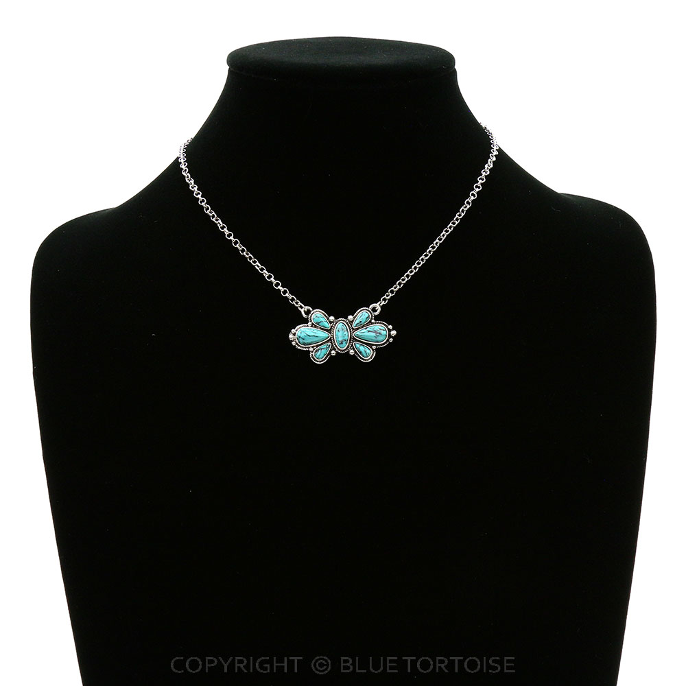 Western Concho Pendant Necklace - Image 2