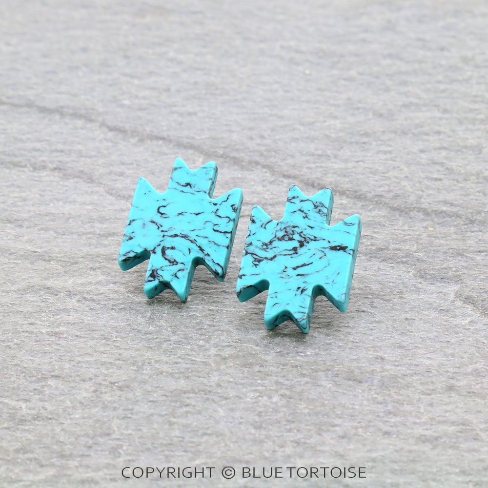 Western Aztec Stud Earrings