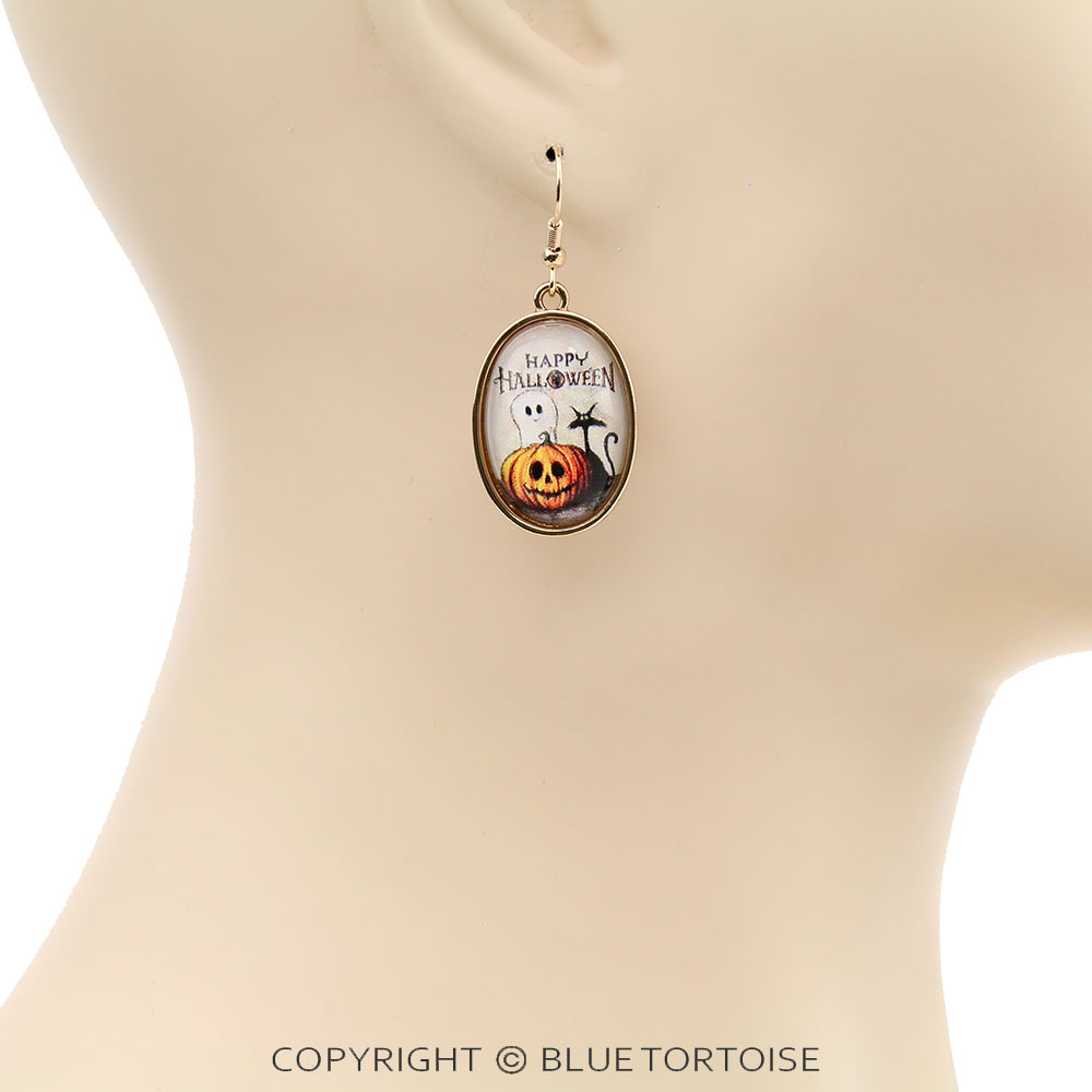 Halloween Bubble Dangle Earrings - Image 2