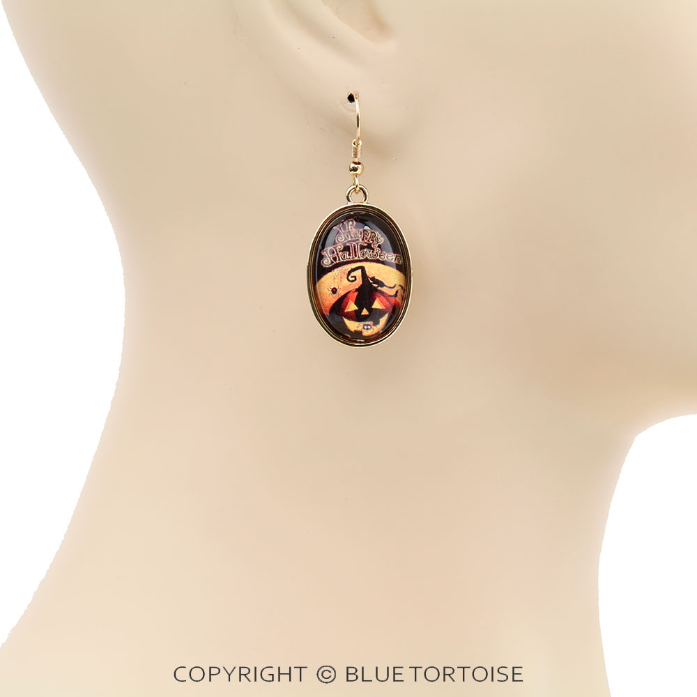 Halloween Bubble Dangle Earrings - Image 2