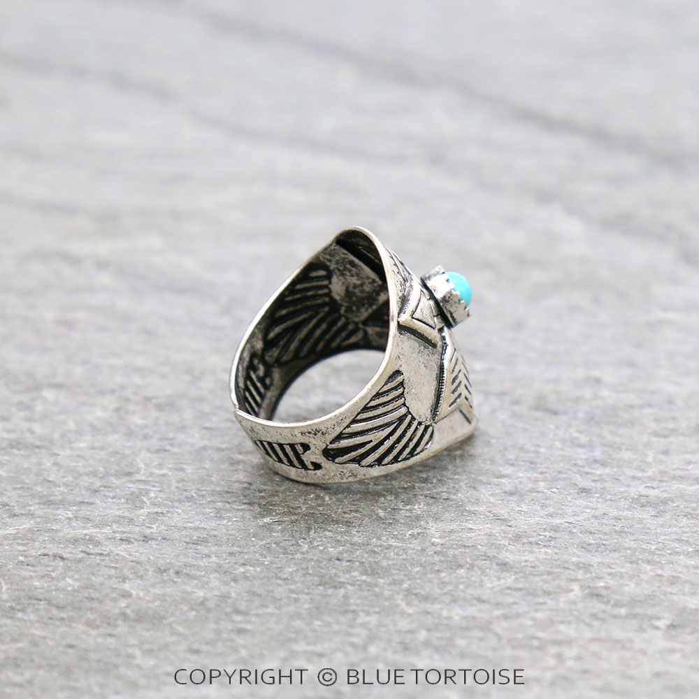 Western Crossed Arrow Cuff Ring - Image 4