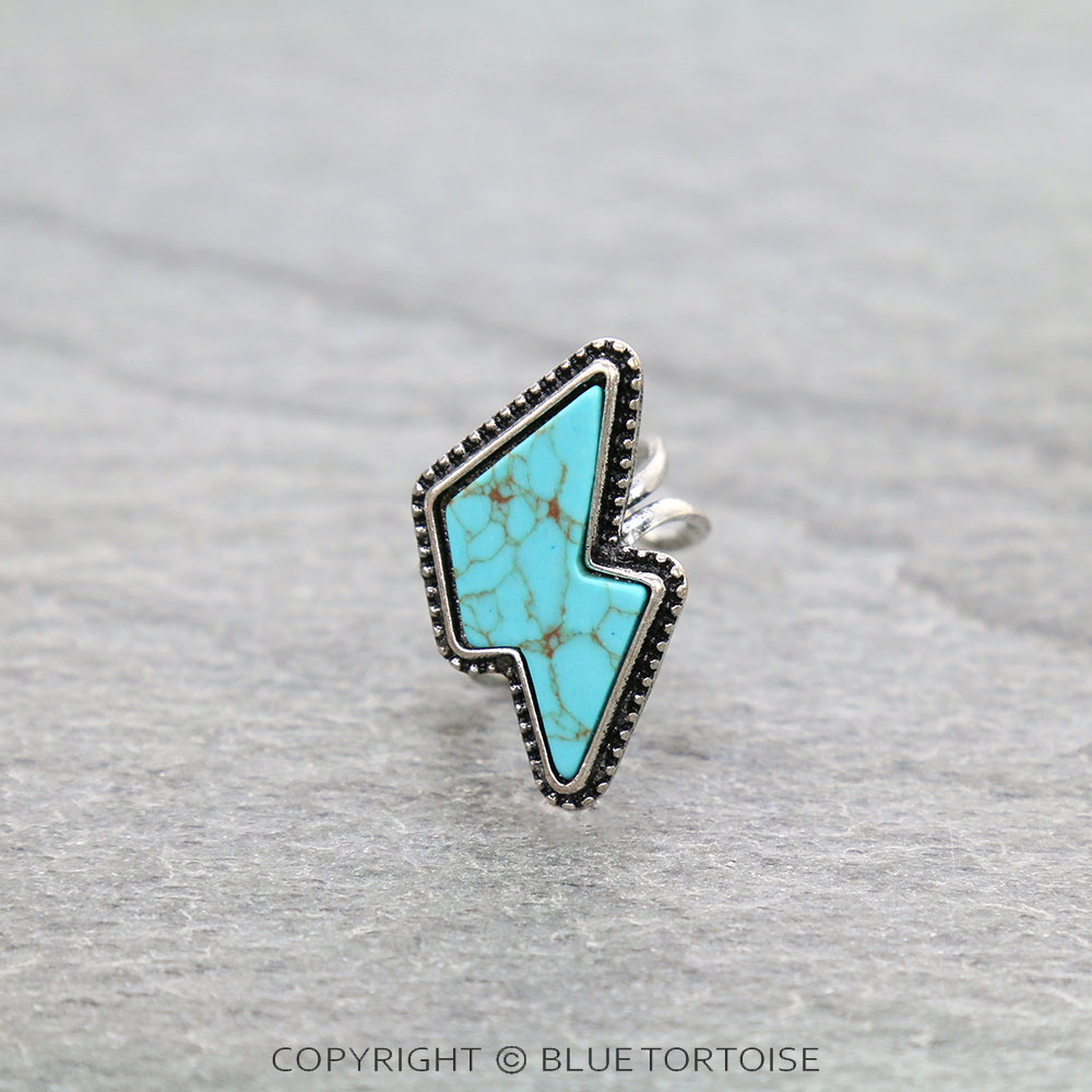 Western Lightning Cuff Ring