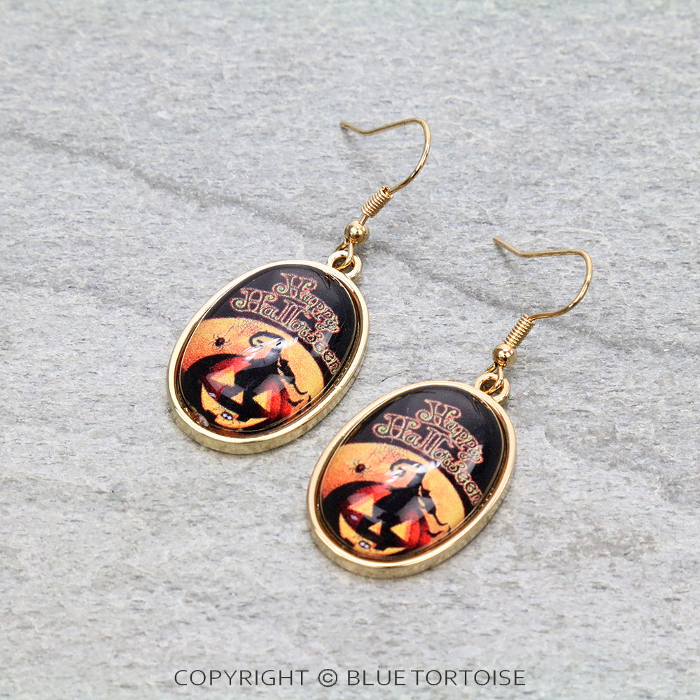 Halloween Bubble Dangle Earrings