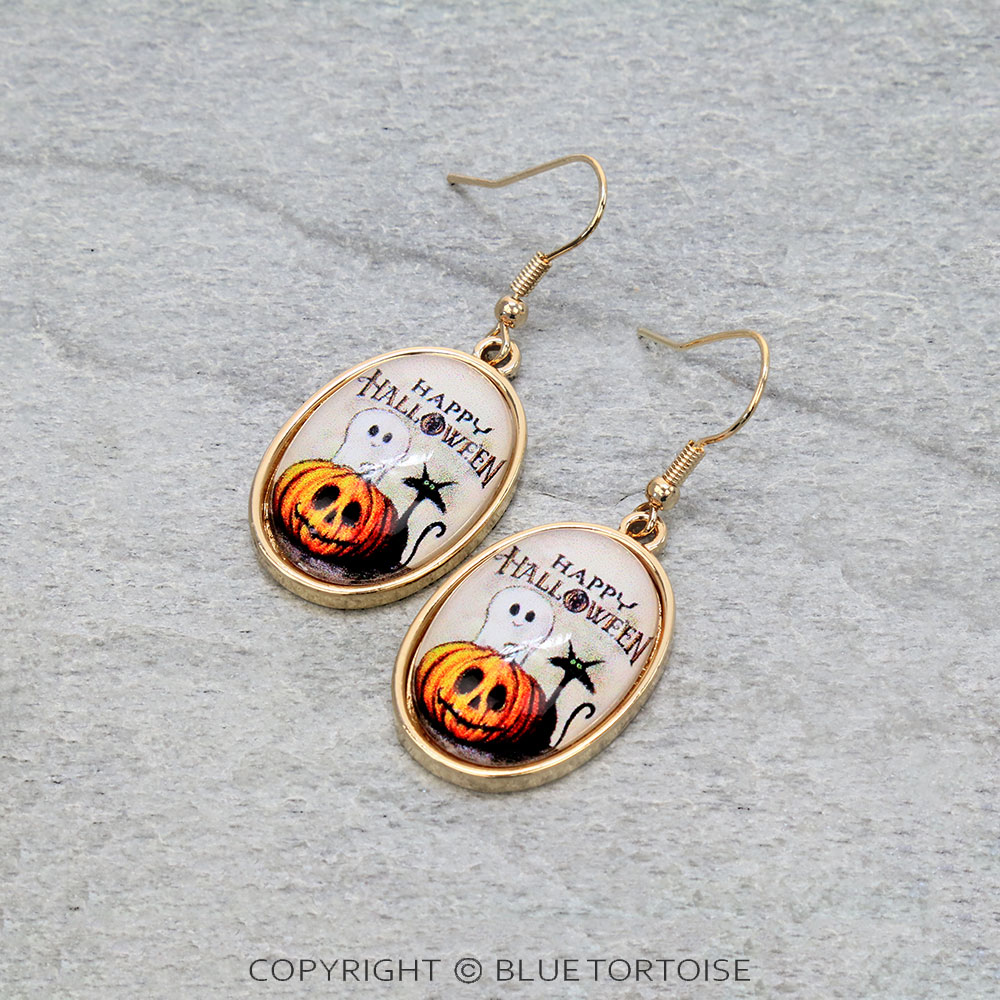 Halloween Bubble Dangle Earrings