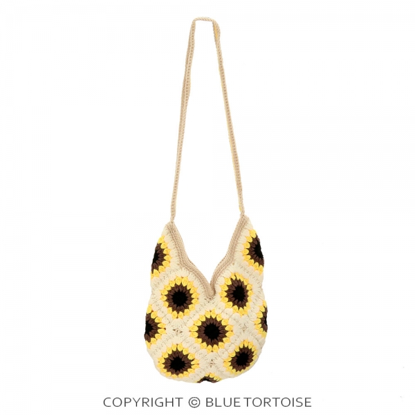 Sunflower Crochet Bag
