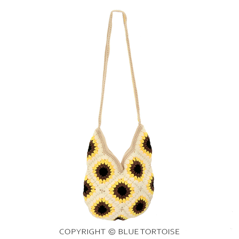 Sunflower Crochet Bag