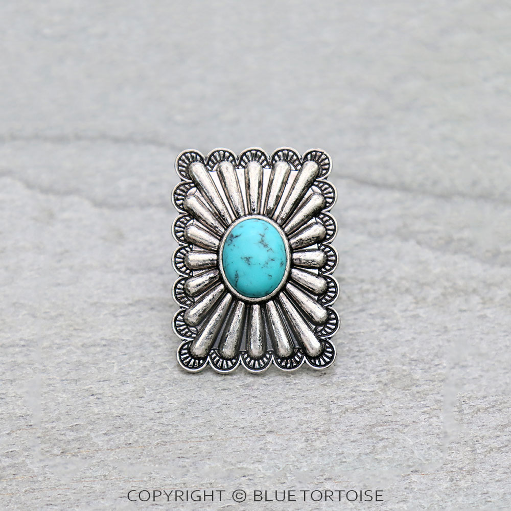 1.5" Western Concho Scarf Ring