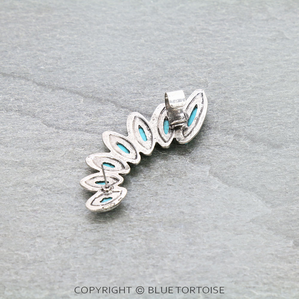 3" Color Stone Ear Cuff Earring - Image 5