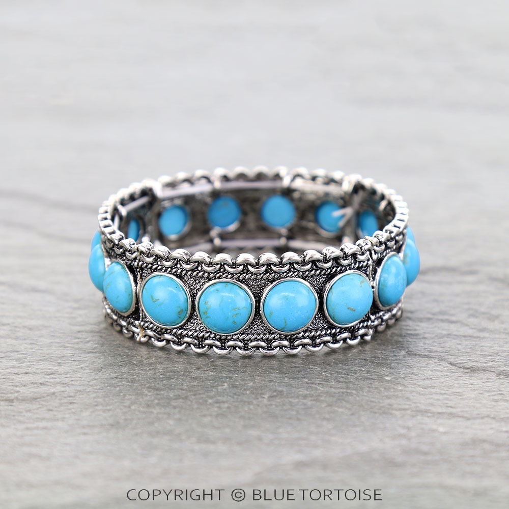 Western Rope TXR Stone Stretch Bracelet