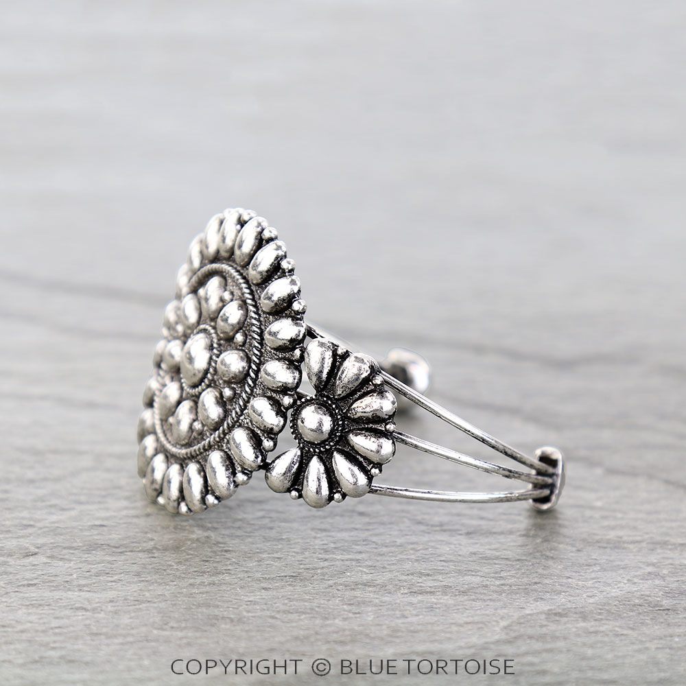 Western Ball TXR Concho Cuff Bracelet - Image 2