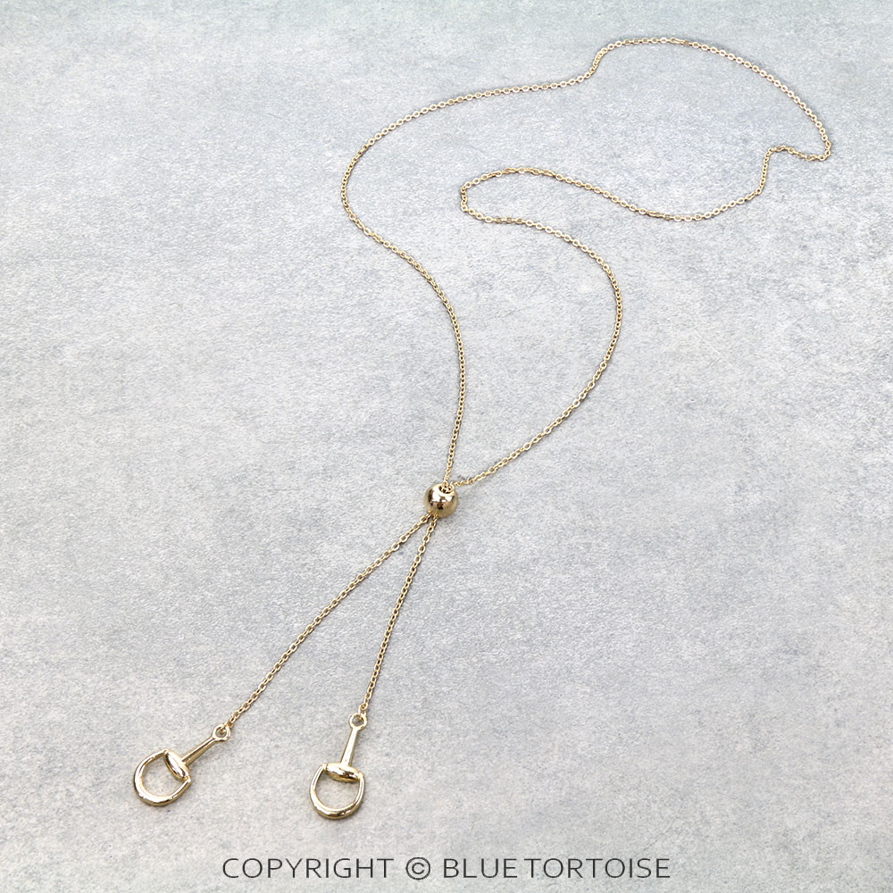 Western Horsebit Bolo Necklace