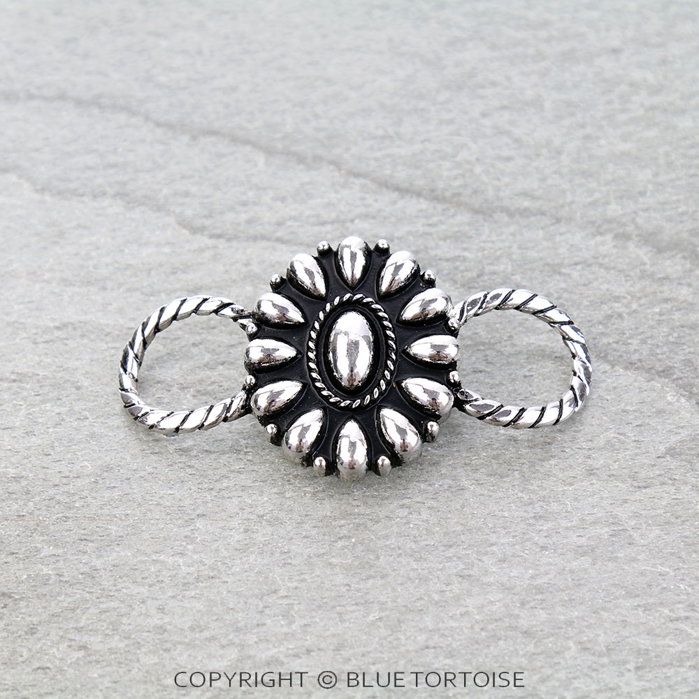 Western Ball Concho Scarf Charm