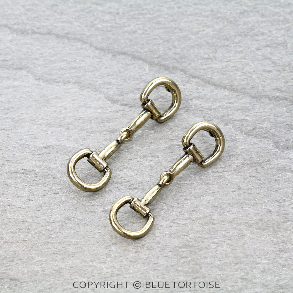 Western Horsebit Stud Earrings