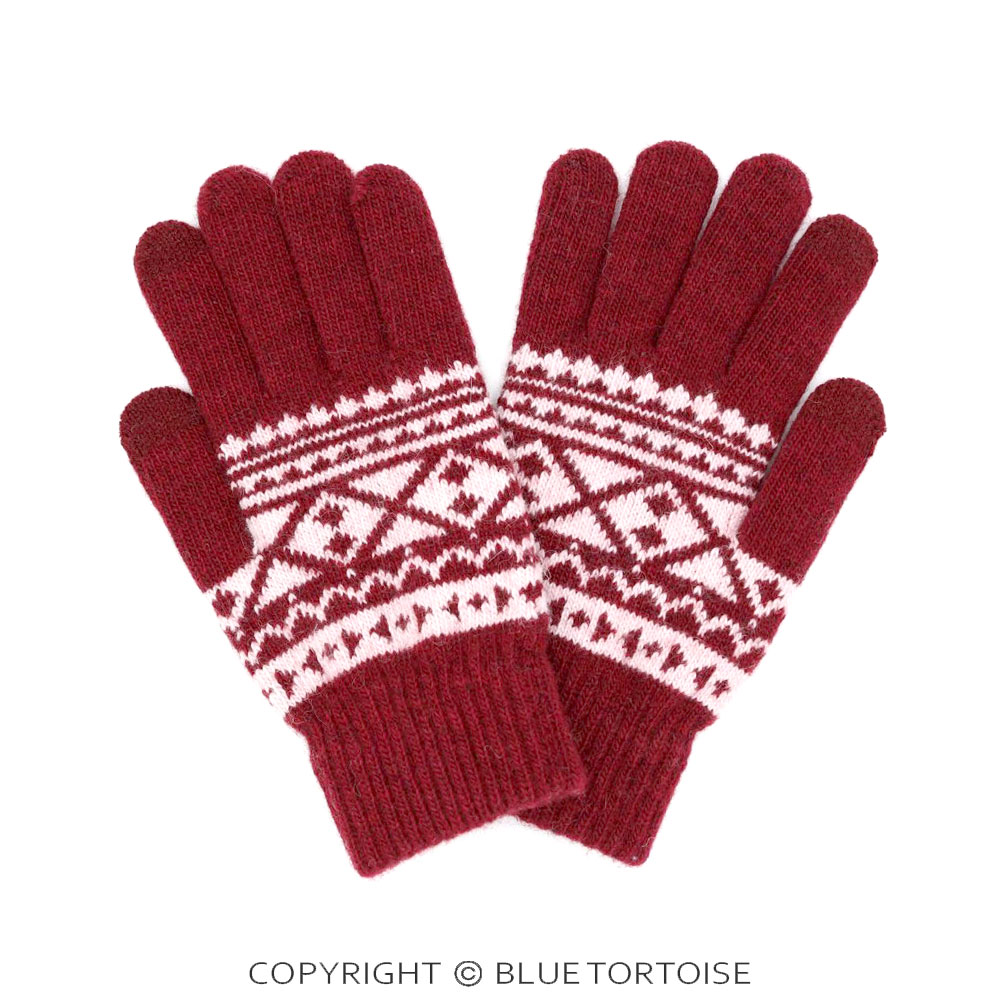 Knit Aztec Smart Gloves