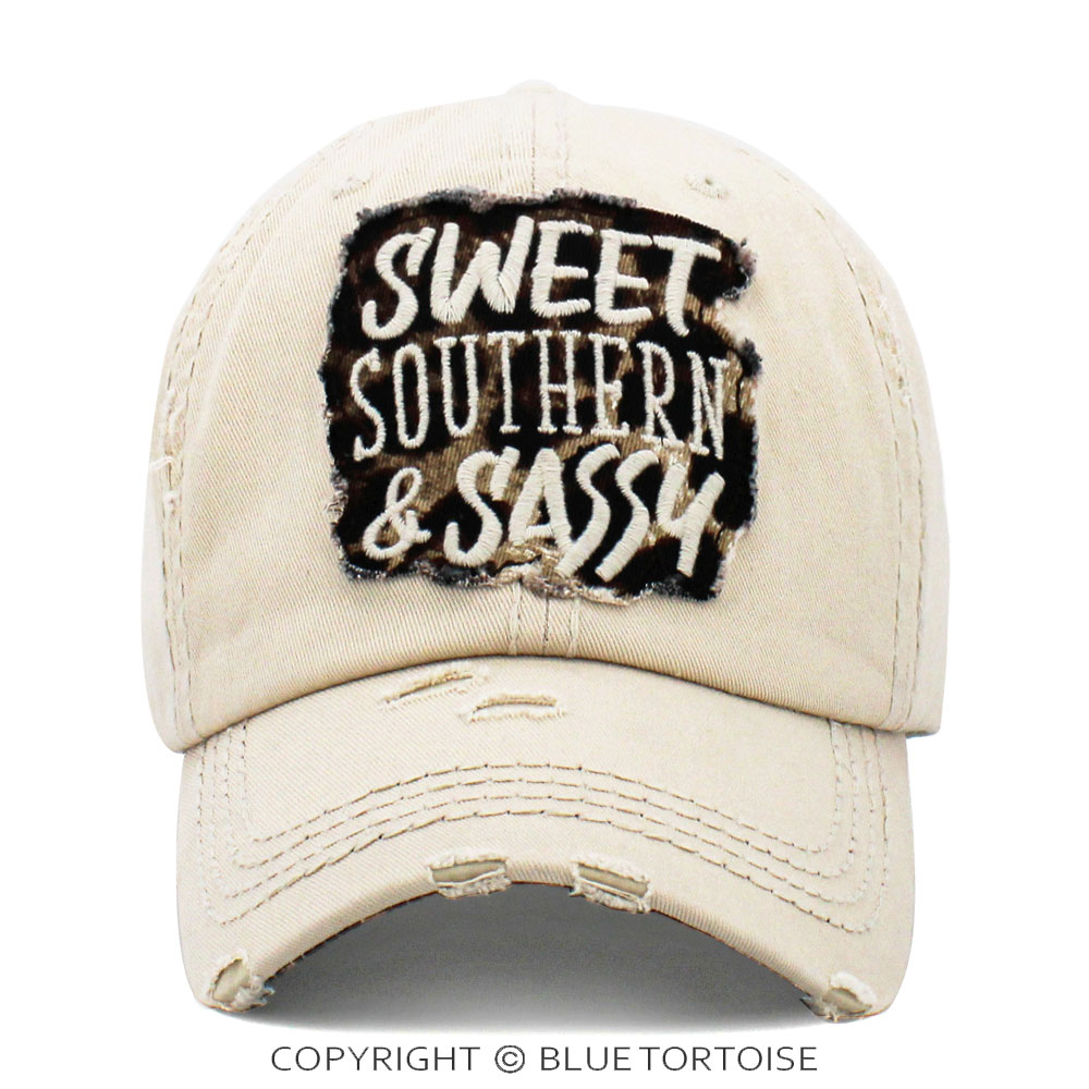 "Sweet Southern & Sassy" Washed Vintage Ballcap