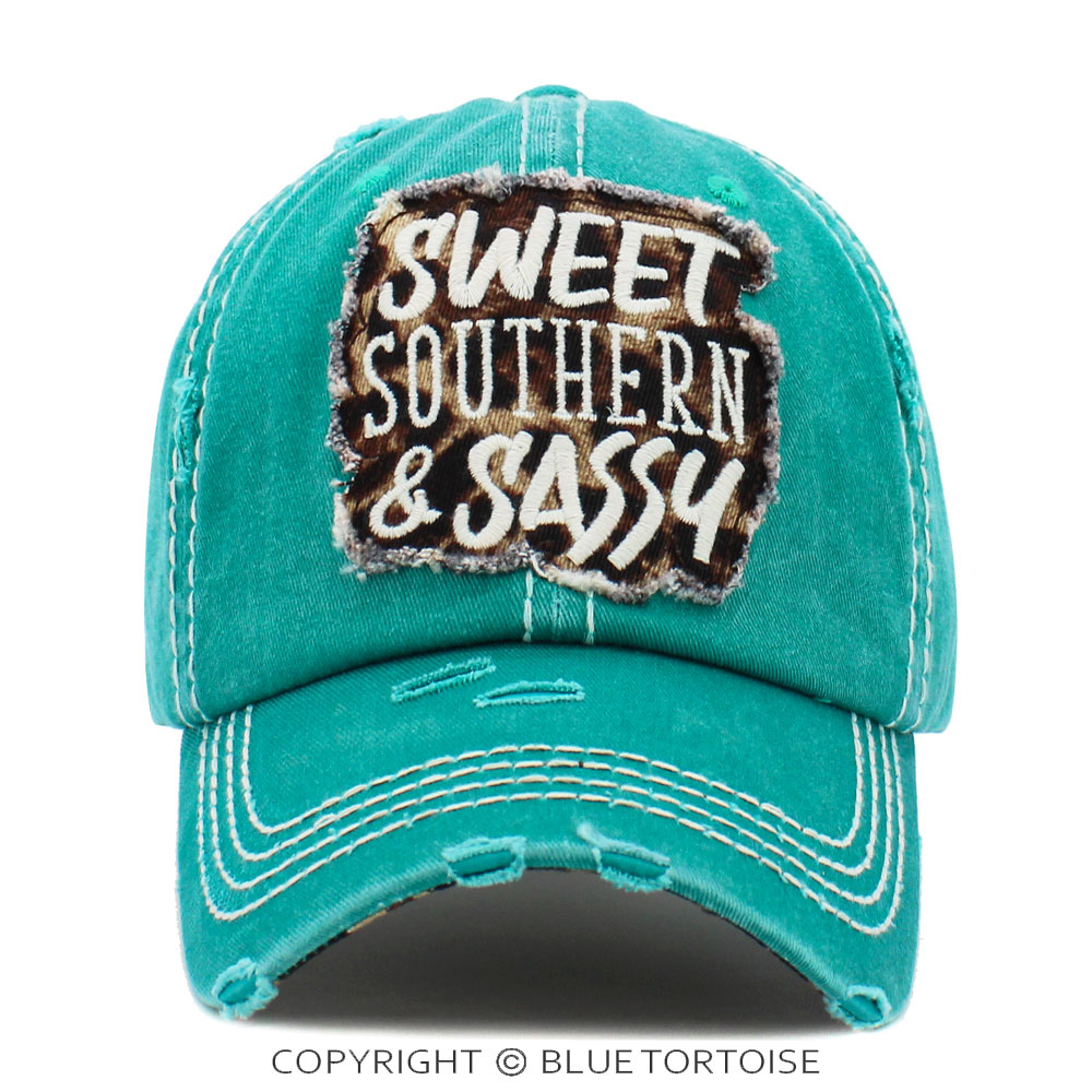 "Sweet Southern & Sassy" Washed Vintage Ballcap