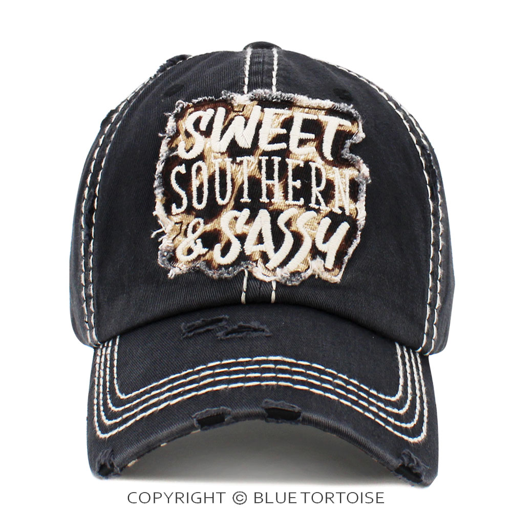 "Sweet Southern & Sassy" Washed Vintage Ballcap