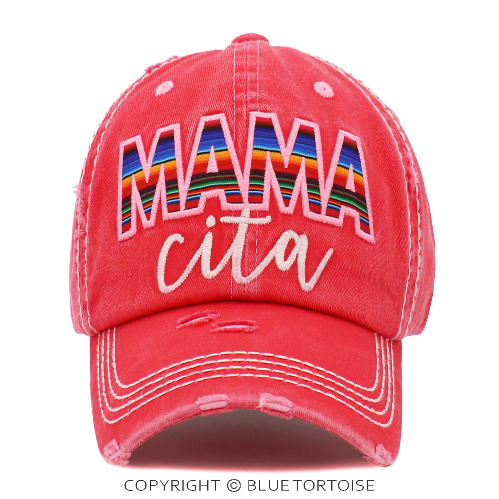 "MAMACITA" Washed Vintage Ball Cap