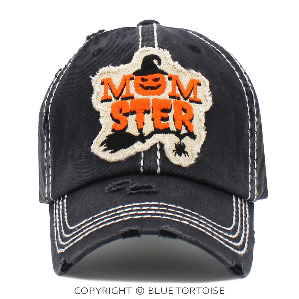 "Momster" Washed Vintage Ball Cap