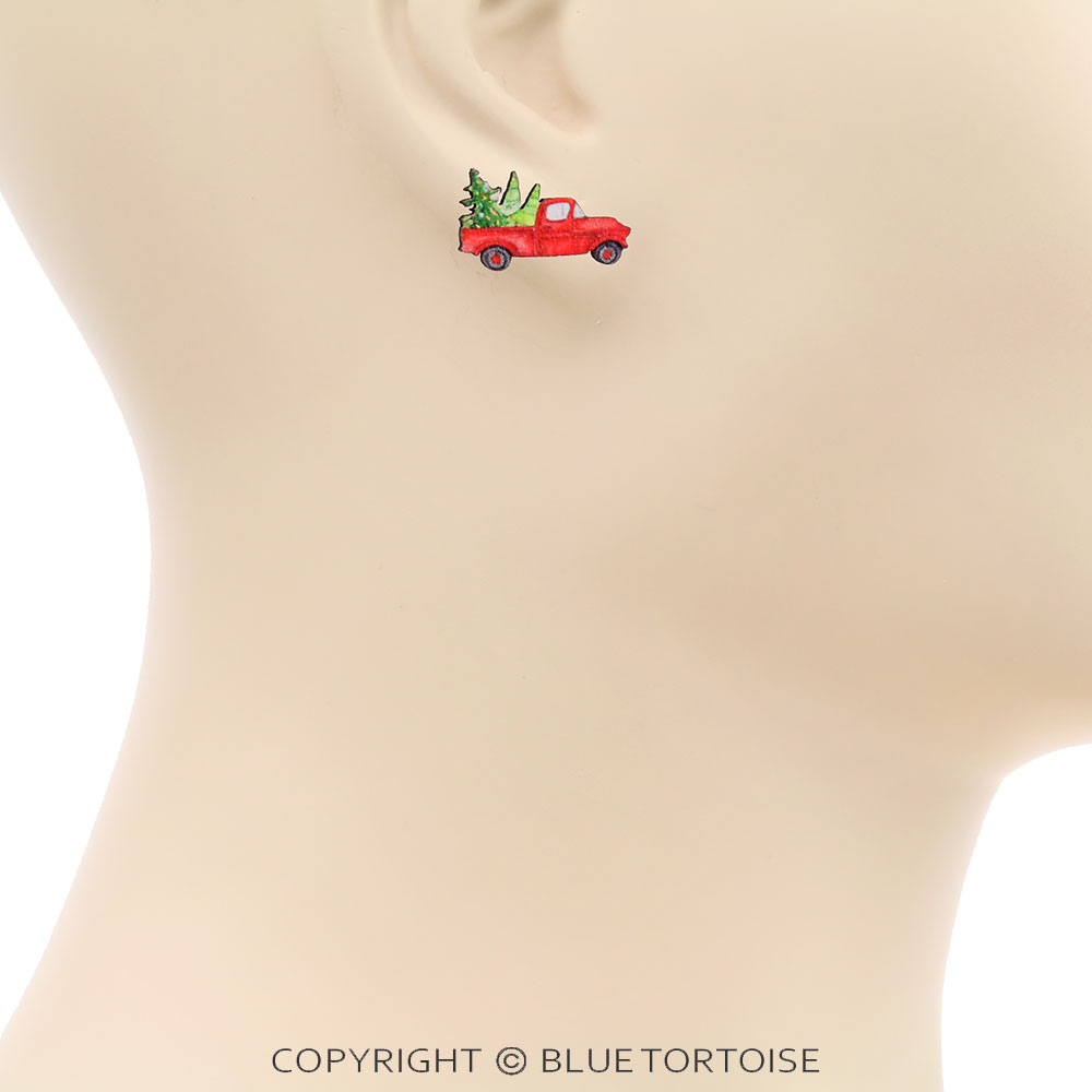 3 Pair Christmas Theme Earring Set - Image 3