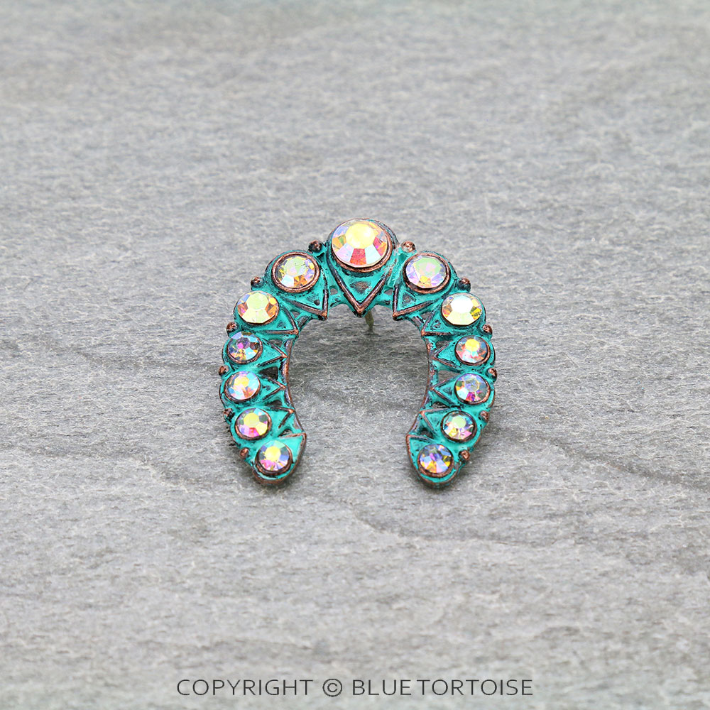 1.5" Squash Blossom Metal Hat Badge