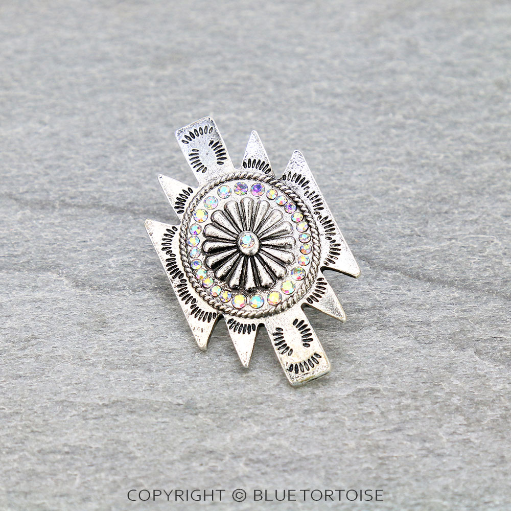 2.25" Aztec Metal Hat Badge