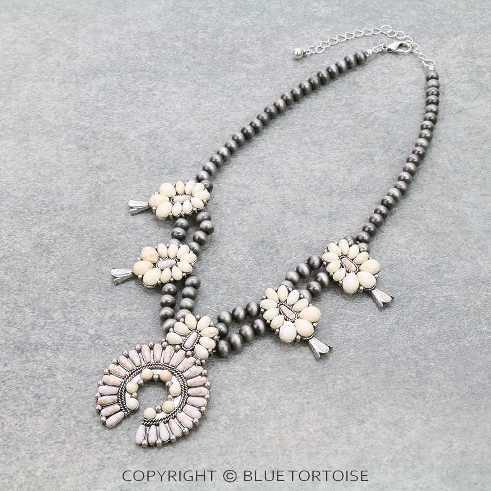 Western Squash Blossom Necklace