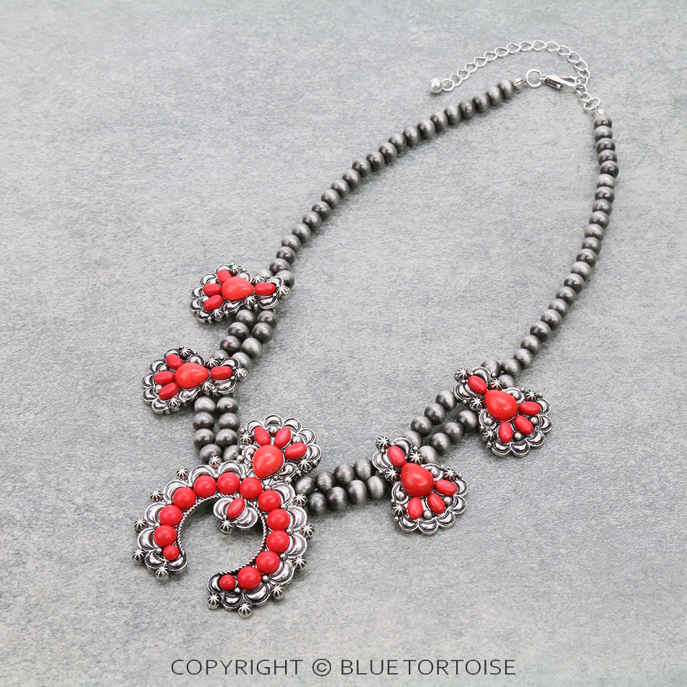 Western Squash Blossom Necklace