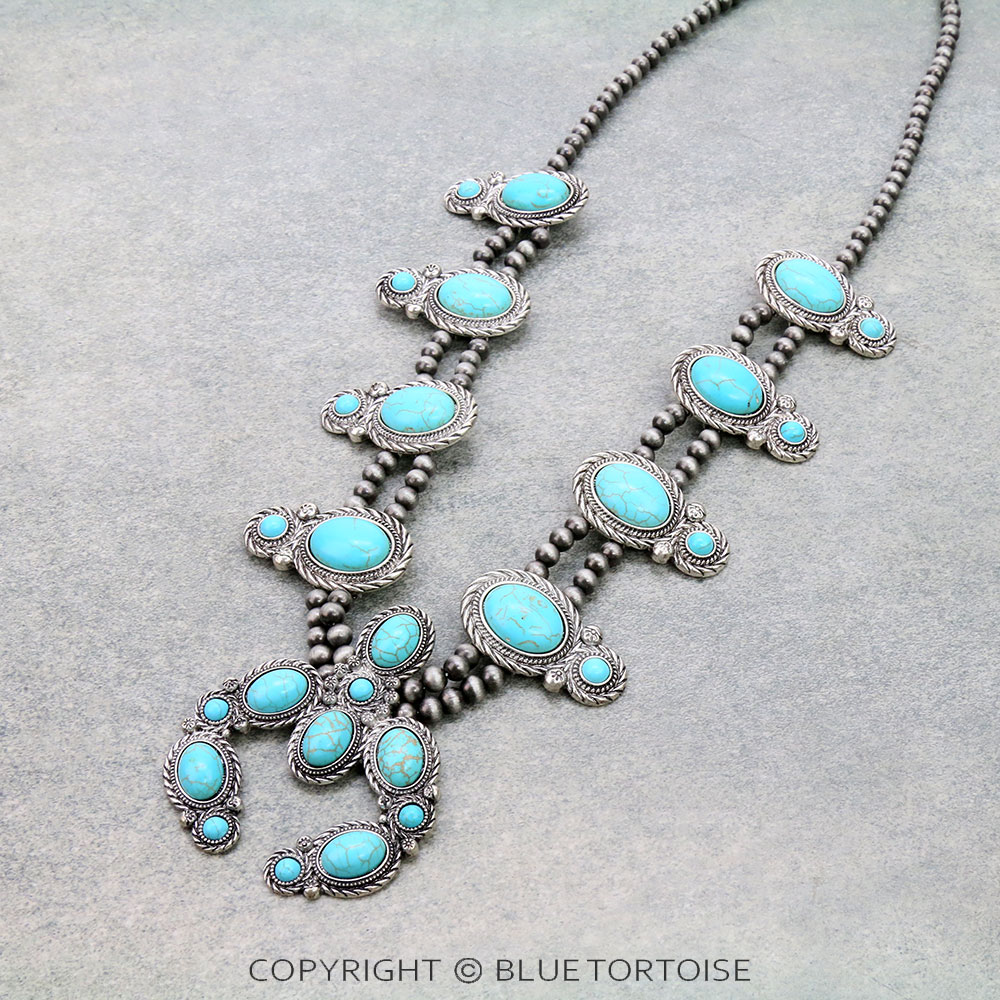 Western Squash Blossom Necklace
