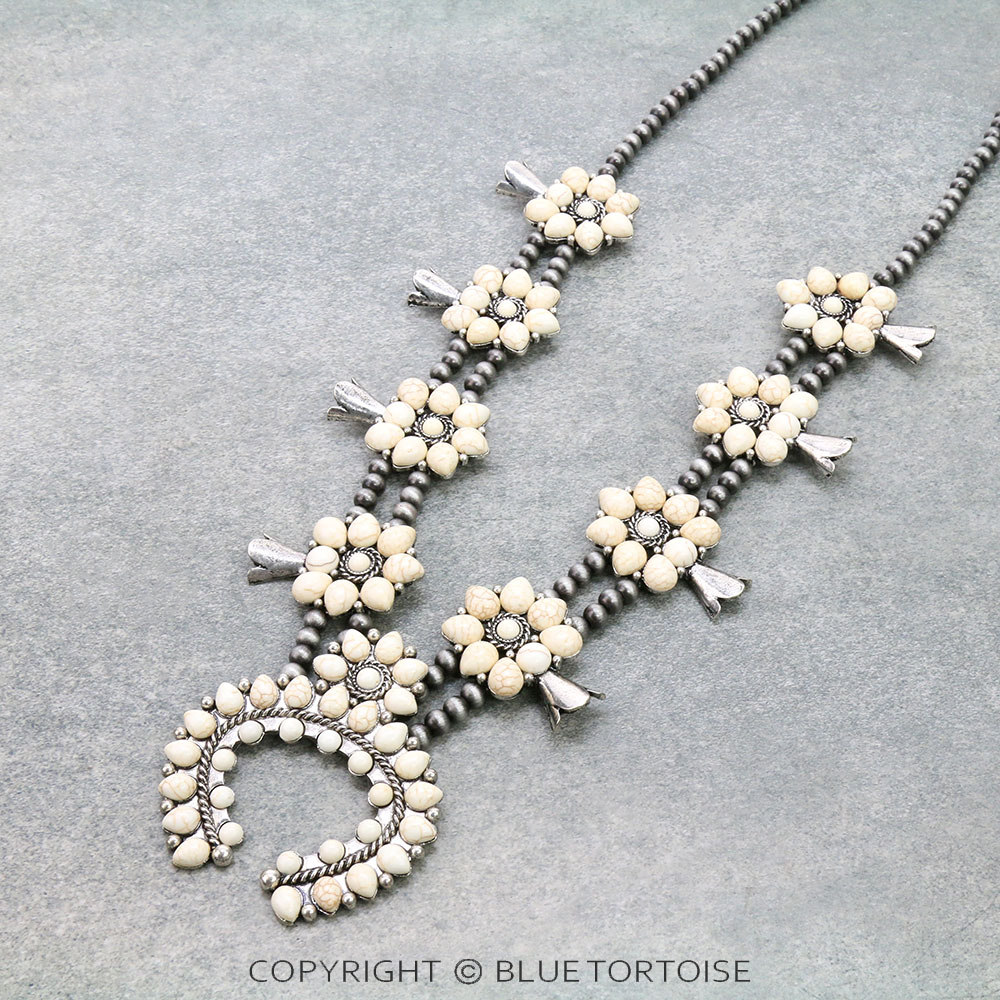 Western Squash Blossom Necklace